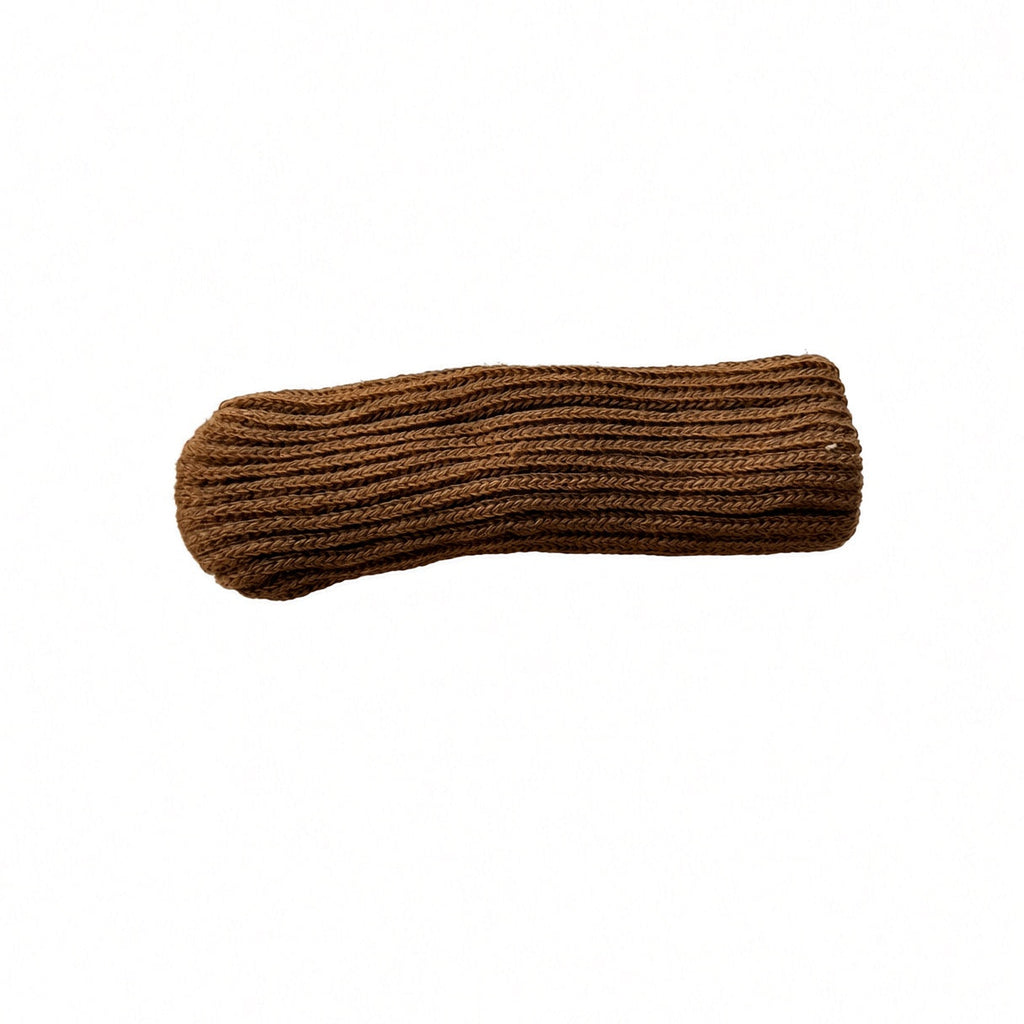 Handlush Brown Knit Handle Sleeve, Solid Fabric Cover for Door & Cabinet Handles