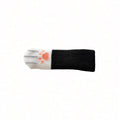 Handlush Black & White Knit Handle Sleeve, Patterned Fabric Cover for Door & Cabinet Handles