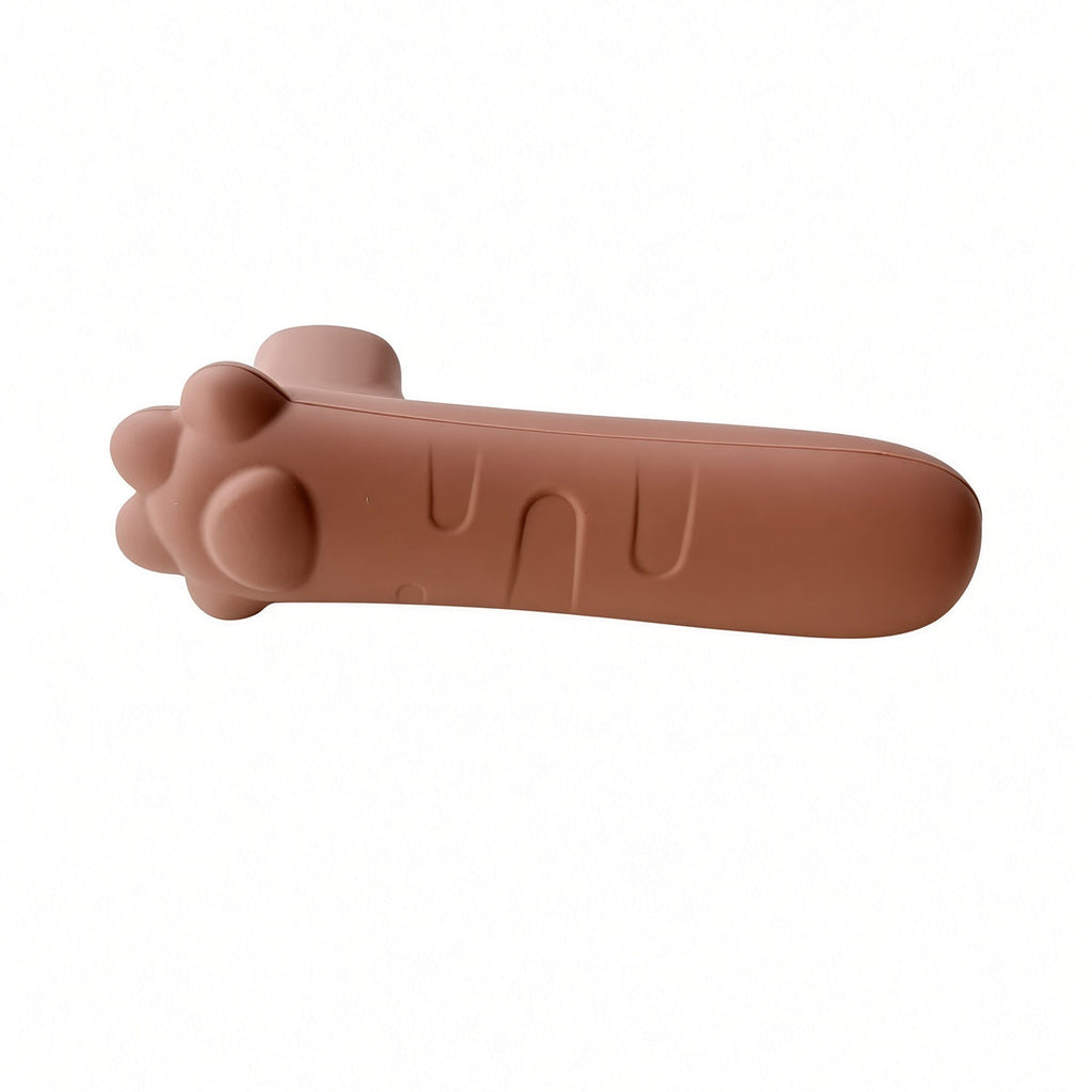 Handlush Terracotta Textured Silicone Handle Sleeve, Heat-Resistant Grip Cover for Pot & Pan Handles