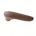 Handlush Brown Dot-Textured Silicone Handle Sleeve, Heat-Resistant Cover for Pot & Pan Handles