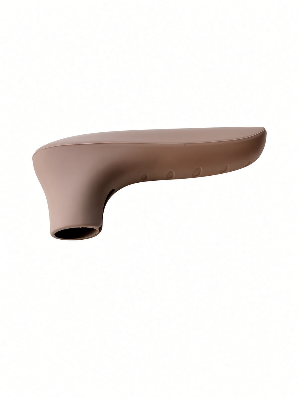 Handlush Brown Dot-Textured Silicone Handle Sleeve, Heat-Resistant Cover for Pot & Pan Handles