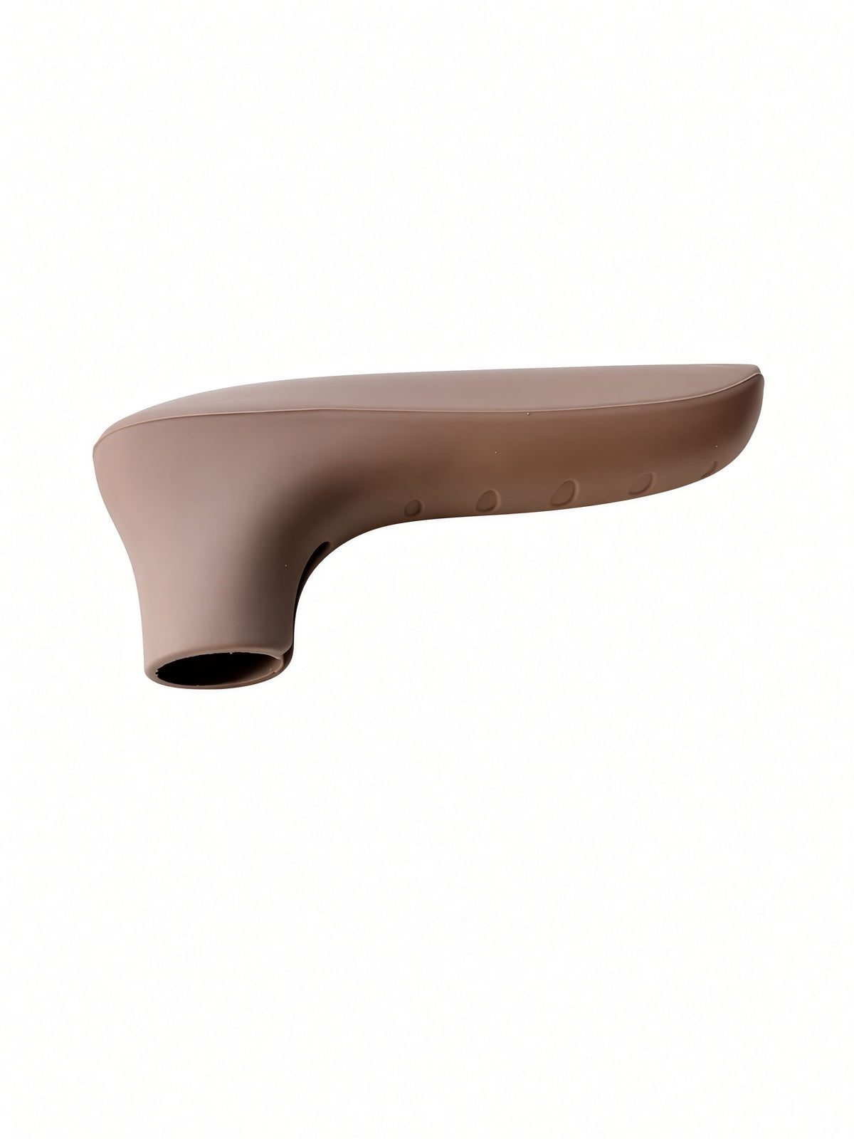 Handlush Brown Dot-Textured Silicone Handle Sleeve, Heat-Resistant Cover for Pot & Pan Handles